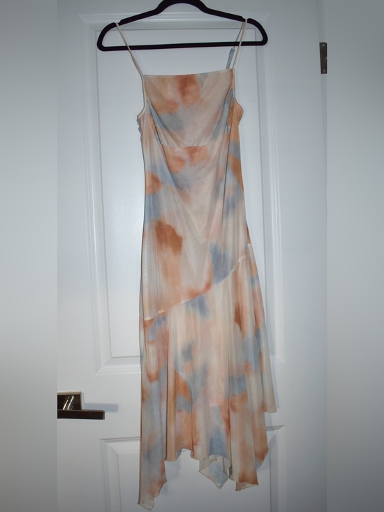SHEIN Dresses & Skirts - Coastal Cowgirl Whimsical SHEIN Abstract Watercolor Asymmetrical Midi Dress